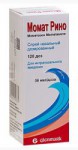Момат Рино, спрей назальный дозированный 50 мкг/доза 120 доз 1 шт флакон с дозатором