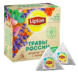 Чай, Lipton (Липтон) 1 г №20 Алтайские травы с лавандой пирамидки