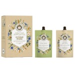 Набор подарочный для тела, Рецепты бабушки Агафьи 200 мл + 200 мл Сибирская травница луговые травы тонус и упругость кожи лосьон+гель-скраб для душа